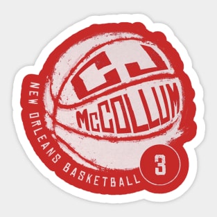 CJ McCollum New Orleans Basketball Sticker